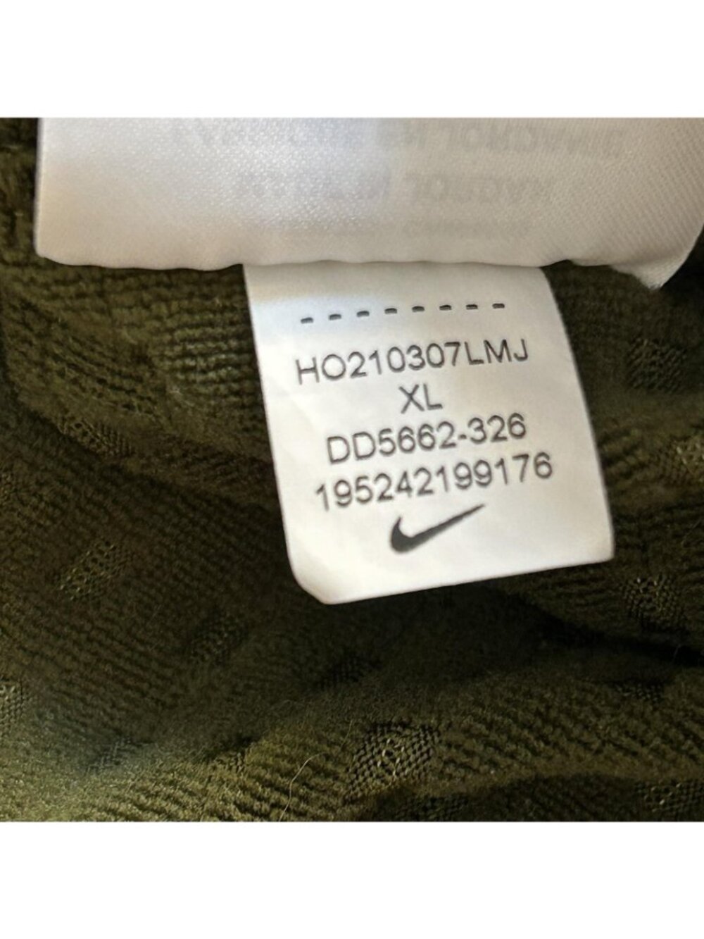Nike Therma-FIT Pullover Mens XL Green 1/4 Zip Running Thermal Repel Element - Picture 10 of 14